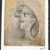 Stampa offset Pablo Picasso Edizione Limitata Spadem Parigi 110/250