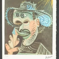 Stampa offset Pablo Picasso Edizione Limitata Spadem Parigi 18/250