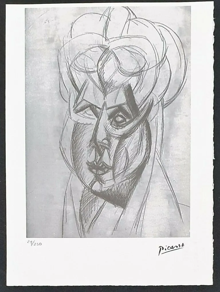 Stampa offset Pablo Picasso Edizione Limitata Spadem Parigi 29/250