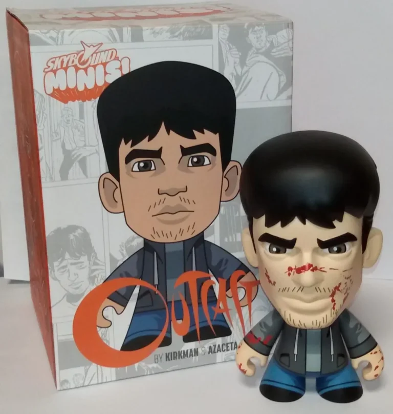 Skybound Minis Outcast Kyle Barnes Bloody Version Vinyl Figure