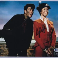 Dick Van Dyke "Mary Poppins" hand signed photo 20x25cm COA Beckett