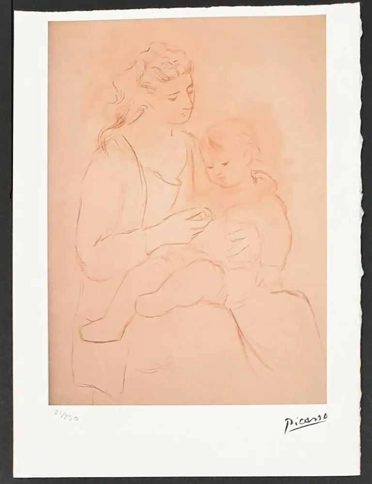 Stampa offset Pablo Picasso Edizione Limitata Spadem Parigi 21/250