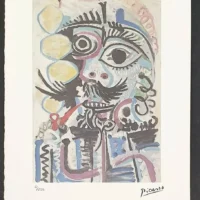 Stampa offset Pablo Picasso Edizione Limitata Spadem Parigi 61/250