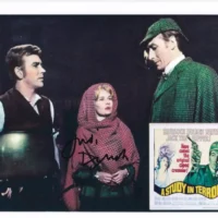 Judi Dench "A study in Terror" - hand signed photo 20x25cm foto autografata