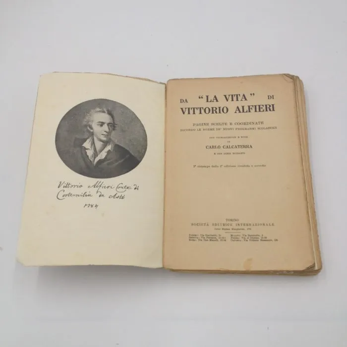 Carlo Calcaterra - La vita di Vittorio Alfieri (1930)