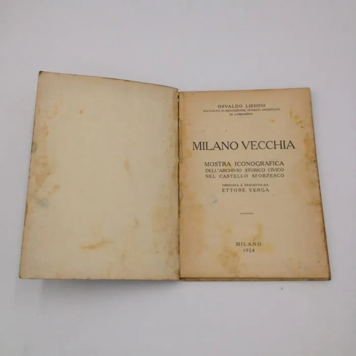 Ettore Verga - Milano Vecchia (1924)