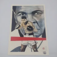 "Muhammad Ali" stampa autografata da Fabio Piacentini