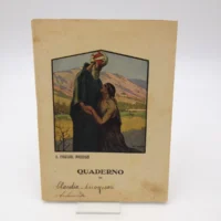 Quaderno anni '30 Il figliuol prodigo disegno di Rondini