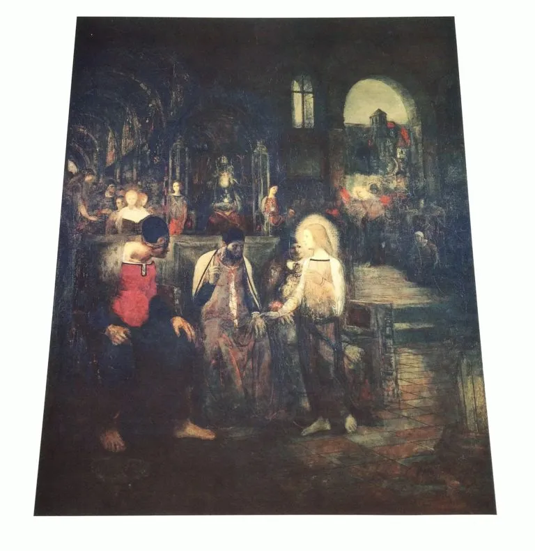 L’enfant Jésus parmi les docteurs di Georges Rouault – Stampa Offset Limited Edition
