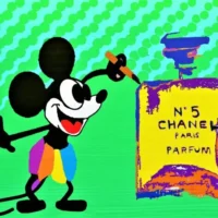 “Mickey Mouse Chanel 5” opera di John Efrem - open edition