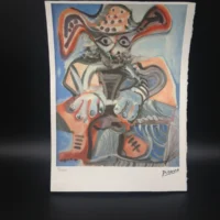 Stampa offset Pablo Picasso Edizione Limitata Spadem Parigi 93/250