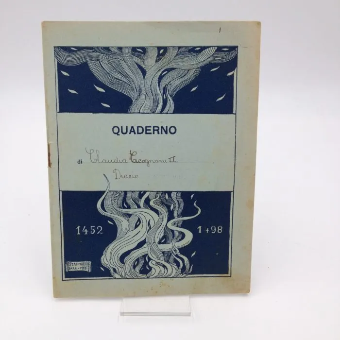 Quaderno1923 Savonarola disegno di P. Persicalli - Cartiere A. Binda Milano