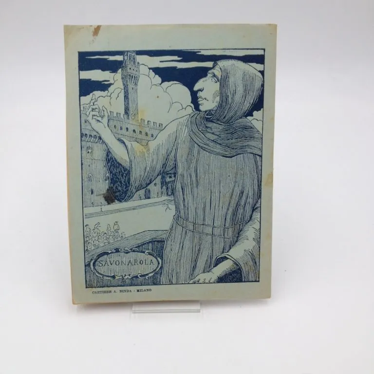 Quaderno1923 Savonarola disegno di P. Persicalli – Cartiere A. Binda Milano
