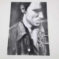 Tavola autografata da Gea Ferraris - "Jeff Buckley "