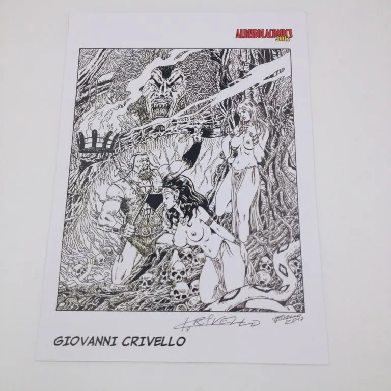 Tavola autografata da Giovanni Crivello – Edizione limitata 65/100