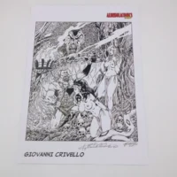 Tavola autografata da Giovanni Crivello - Edizione limitata 65/100