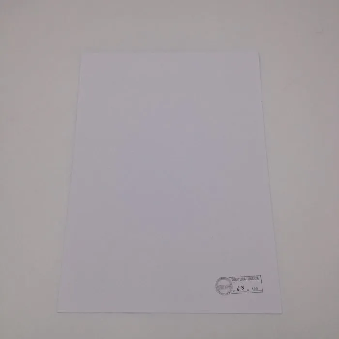 Tavola autografata da Giovanni Crivello - Edizione limitata 65/100
