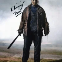 Ken Kirzinger "Jason in Freddy vs Jason" hand signed photo 20x25cm foto autografata