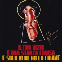 Sergio Martino "Il tuo vizio è una stanza chiusa e solo io ne ho la chiave 01" hand signed photo 20x25cm foto autografata