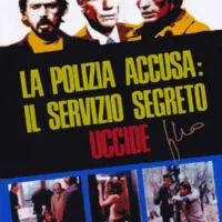 Sergio Martino "La polizia accusa il Servizio Segreto uccide" hand signed photo 20x25cm foto autografata
