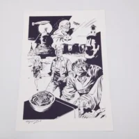 "Martin Mystere" stampa autografata da Riccardo Nunziati, 2018