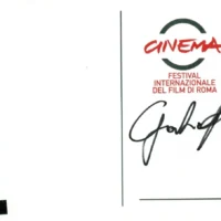 Gabriele Rossi  hand signed card 21x15cm card autografata
