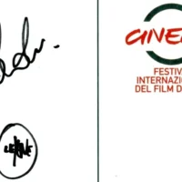 Nicolò De Devitiis  hand signed card 21x15cm card autografata