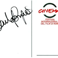 Danilo Brugia  hand signed card 21x15cm card autografata