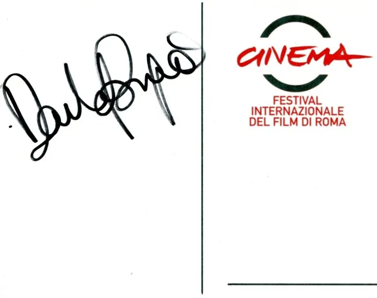 Danilo Brugia hand signed card 21x15cm card autografata