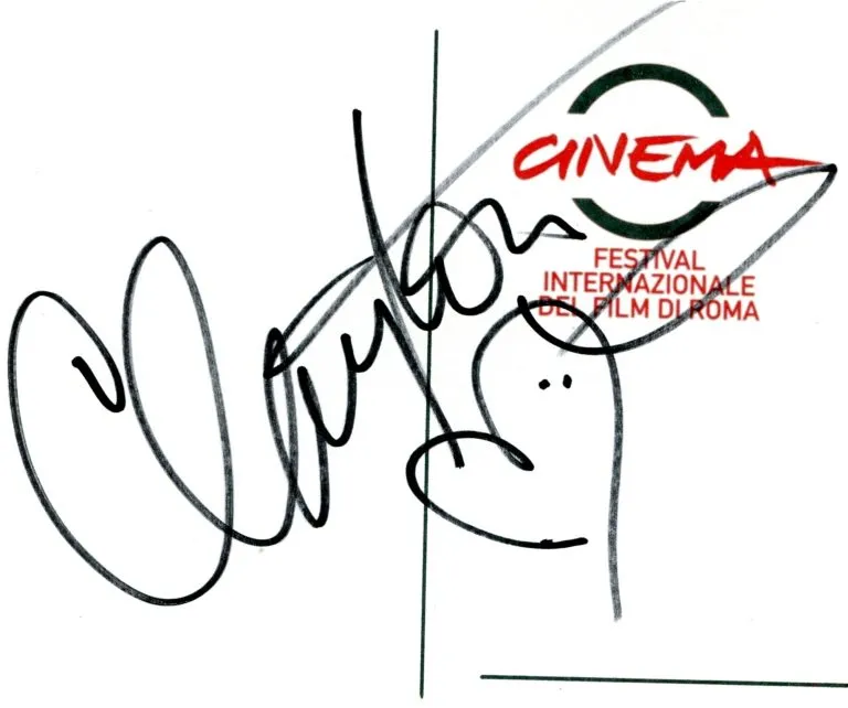 Clayton Wesley Norcross hand signed card 21x15cm card autografata