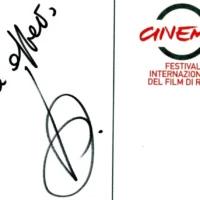 Simon & the Stars hand signed card 21x15cm card autografata