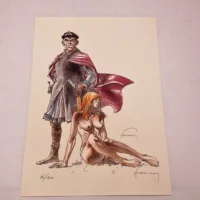 Hermann Huppen stampa edizione limitata a 100pz al Mondo