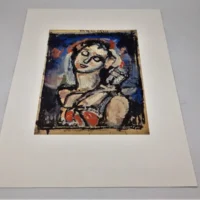 Acceca l'uccello blu, canterà meglio di Georges Rouault - Stampa Offset Limited Edition