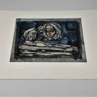 Al torchio l'uva fu piagiata di Georges Rouault - Stampa Offset Limited Edition