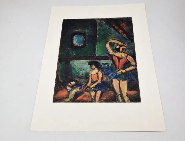 Ballerine con cane bianco di Georges Rouault – Stampa Offset Limited Edition
