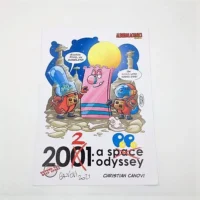 "Beyond the deep space 2021 Space Odyssey" tavola autografata da Christian Canovi limited edition, 2021