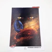 "Beyond the deep space" tavola autografata da Rosanna Beretta limited edition, 2021