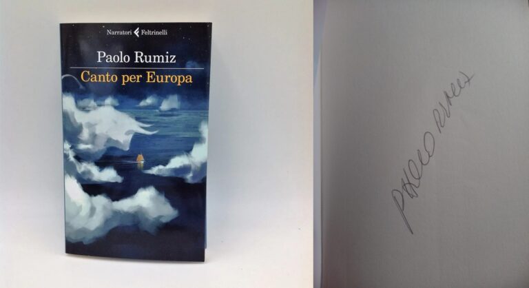 Canto per Europa libro autografato da Paolo Rumiz
