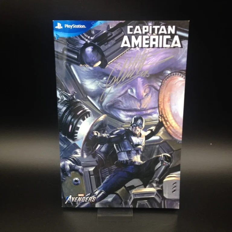 Capitan America 22 (126) Variant Square Enix Marvel’s Avengers autografato da Gabriele Dell’Otto