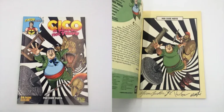 Cico a spasso nel tempo n1 autografato da Tito Faraci, Walter Venturi e Moreno Burattini
