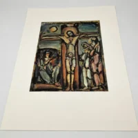 Cristo in Croce di Georges Rouault - Stampa Offset Limited Edition
