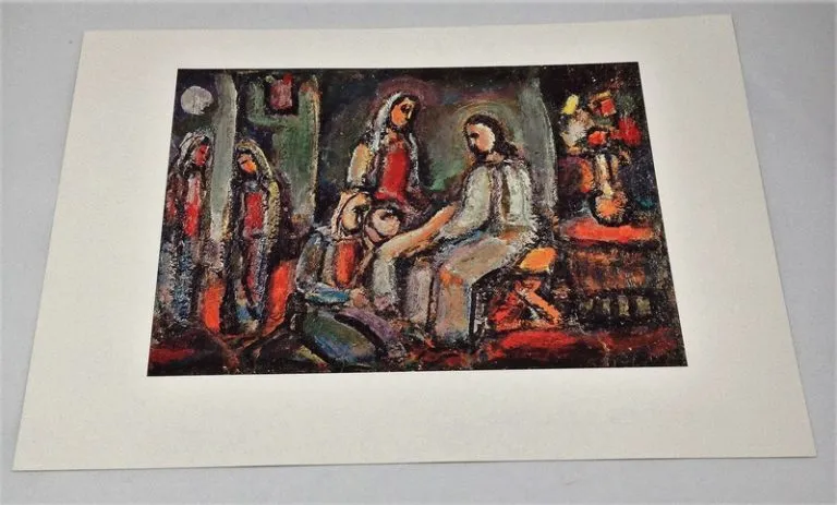 Gesù con Marta e Maria di Georges Rouault – Stampa Offset Limited Edition