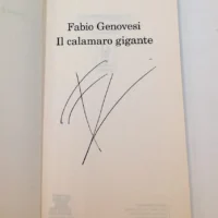 Il calamaro gigante autografato da Fabio Genovesi