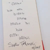 In fondo basta una parola autografato da Saverio Tommasi