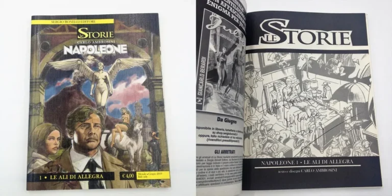 Le Storie: Napoleone n°1 autografato da Carlo Ambrosini