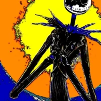 “Nightmare Before Christmas Sun Version" opera di John Efrem - open edition