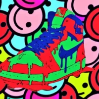 “Smile Nike" opera di John Efrem - open edition