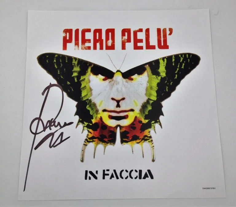 Piero Pelu’ – In Faccia Edizione Limitata 698, Numerata ed Autografata (vinile trasparente 180gr)