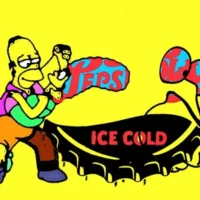 “Simpson Homer and Marge dancing" opera di John Efrem - open edition