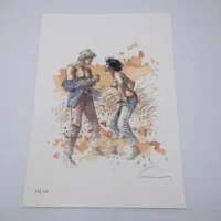 Hermann Huppen stampa edizione limitata a 100pz al Mondo